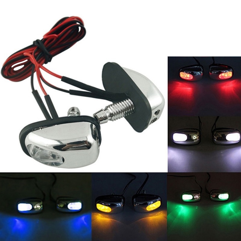 2PCS Auto LED Luz De Leds Para Pára-Brisas Bocal De Jato De Limpador De Lâmpada Limpadora Carro 1 Par em Oferta na Shopee