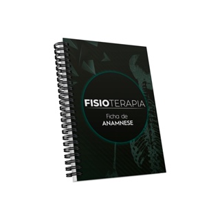 Caderno Ficha anamnese Fisioterapia em Oferta na Shopee