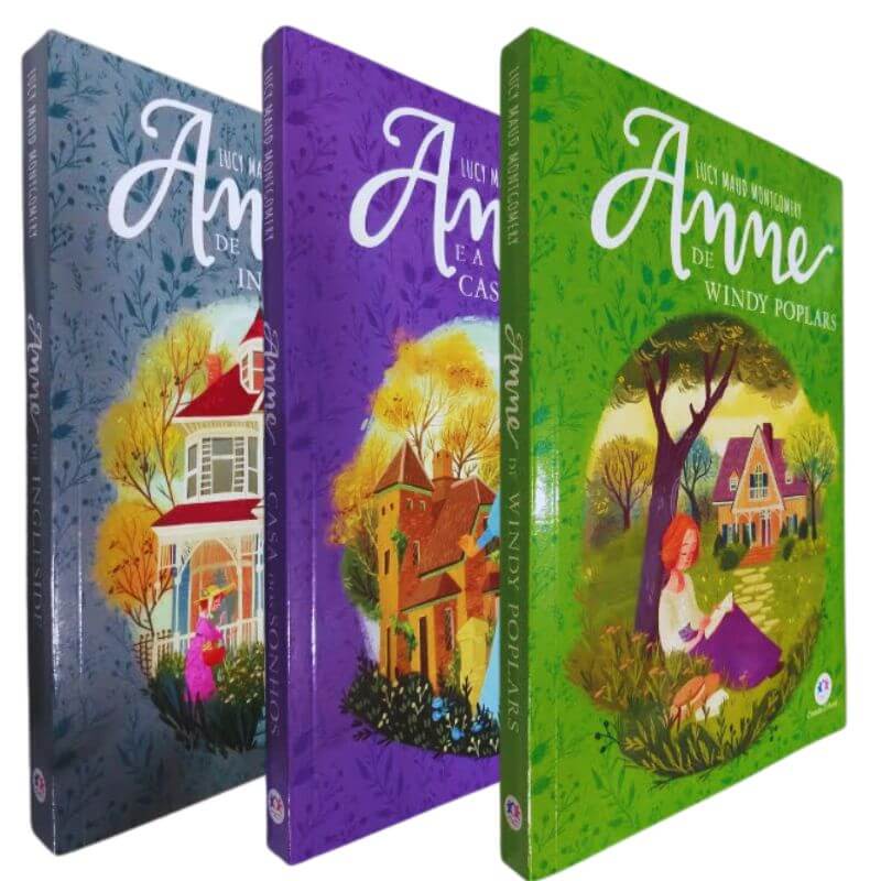 3 Livros Coleção Anne Especial II Lucy Maud Montgomery Anne de Windy Poplars Anne e a Casa dos Sonhos Anne de Ingleside em Oferta na Shopee