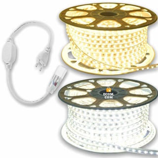 31 a 40 Metros Fita Mangueira Led 5050 Branco Frio/Quente 110v/220v de + Fonte de Alimentação/Rabicho em Oferta na Shopee