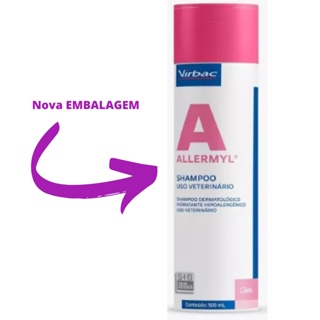 Shampoo Virbac Dermatologico Allermyl 500ml Virbac em Oferta na Shopee