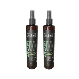 02 Leave-in Creme de Pentear Cabelo Selante Finalizador Capilar Uso Protetor Térmico Diário 260ml