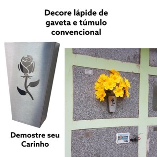 Suporte Floreira Decorativa Para túmulo E Lápide