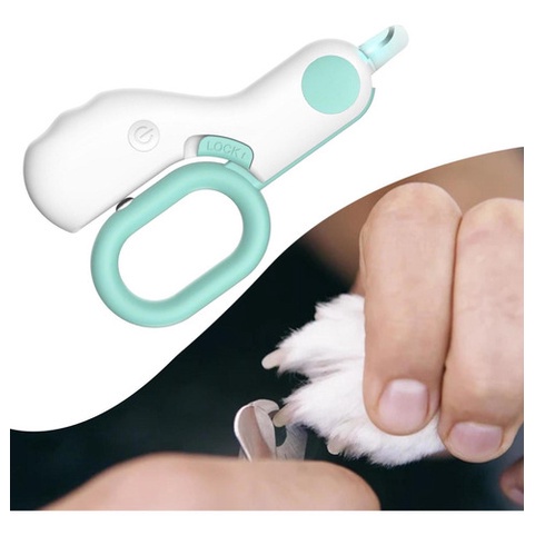 Cortador De Unha Cachorro Led Profissional Gato Aparador Tesoura Pet