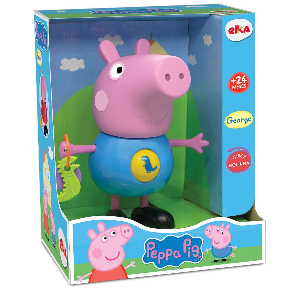 Boneco George com Atividades Peppa Pig - Elka em Oferta na Shopee