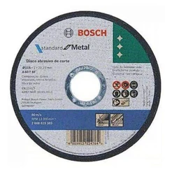 Disco de Corte Bosch Standard Metal/Inox 115x1,0mm