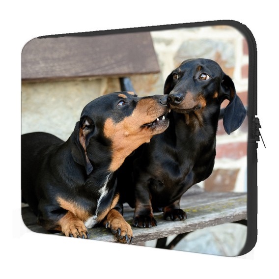 Case Notebook 14" P/ MacBook Dachshund, o destemido Salsicha