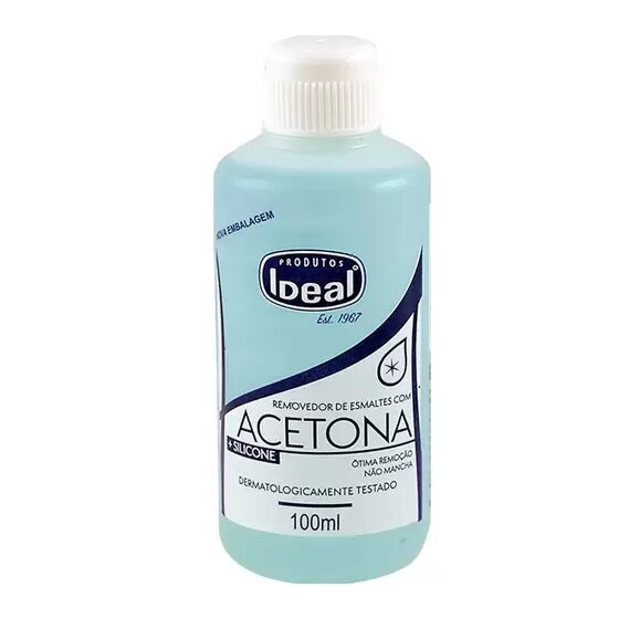 Removedor De Esmalte A Base De Acetona 100Ml - Ideal