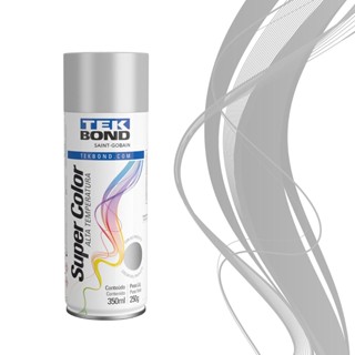 Tinta spray uso geral alumínio 350ml 250g - tekbond