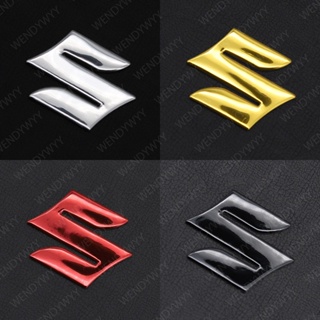 2pcs 1set S Letra 3D Emblema 4,8x4,8cm Esquerda Direita Logotipos Adesivos Para Suzuki Motocicleta Decoração À Prova D'água em Oferta na Shopee