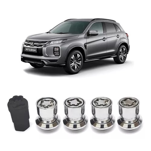 Trava Parafuso Porca Antifurto De Rodas Mitsubishi Pajero Tr4 ASX Outlander Triton Eclipse Lancer