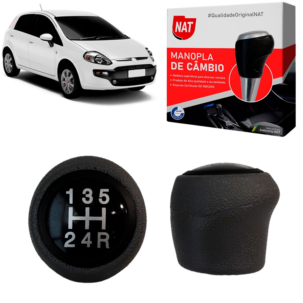Manopla de Câmbio Fiat Punto Ano 2008 Até 2017 em Oferta na Shopee
