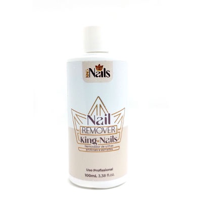 Removedor de Unhas Artificiais e Esmaltes 100ml - King Nails