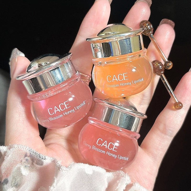 Bálsamo labial de mel de flor de cerejeira / creme hidratante reparador bálsamo labial rachado — imagem 1