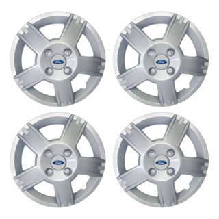 Jogo Calota Fiesta Sedan Hatch 2011 -2012 -2013 -2014 Aro 14 - 4pecas 4 Furos P/ Roda Cubo Baixo Cb1003pta - 4 Unidades em Oferta na Shopee