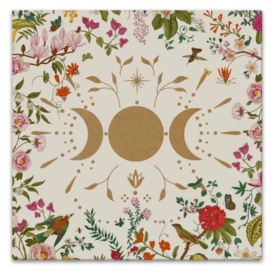 Toalha De Mesa Para Tarô Pano Para Altar Esotérico Decoração em Oferta na Shopee