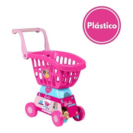 Detalhes do Carrinho De Compras De Mercado Barbie Chef Cotiplas