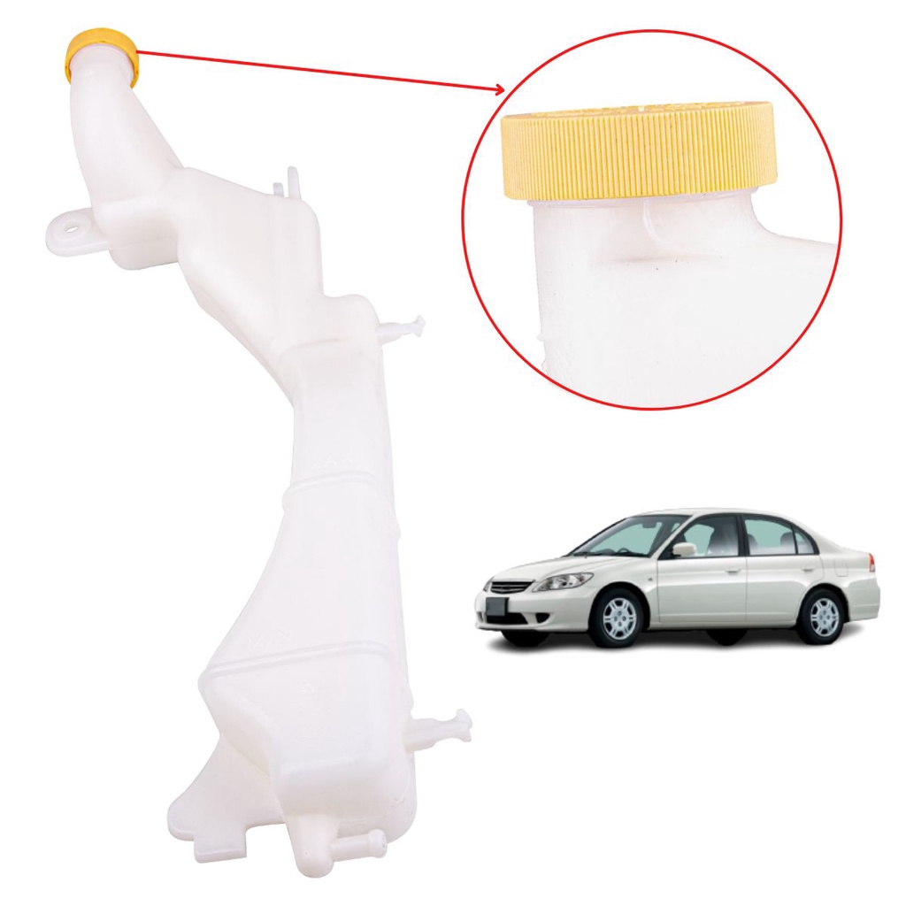 Reservatório de Água Radiador Honda Civic Todos 2001 A 2006 Todos em Oferta na Shopee