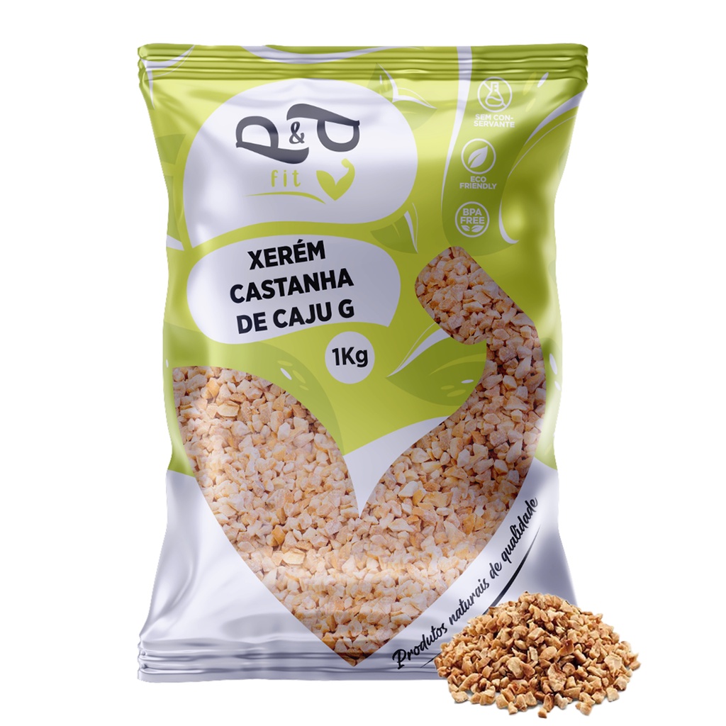Castanha de Caju 1Kg Torrada Triturada Xerém - P&P - Food & Beverages
