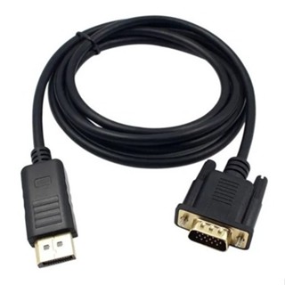 Cabo Displayport Macho X Vga Macho De 1,80 Metros Banhado