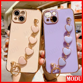 6D Luxo Borda Reta Capa De Telefone Galvanizada Adequada Para Motorola Moto G31 E22 E13 E20 E30 E40 E61 E6S E7 EDGE 20 Câmera Protetor De Corrente Do Amor