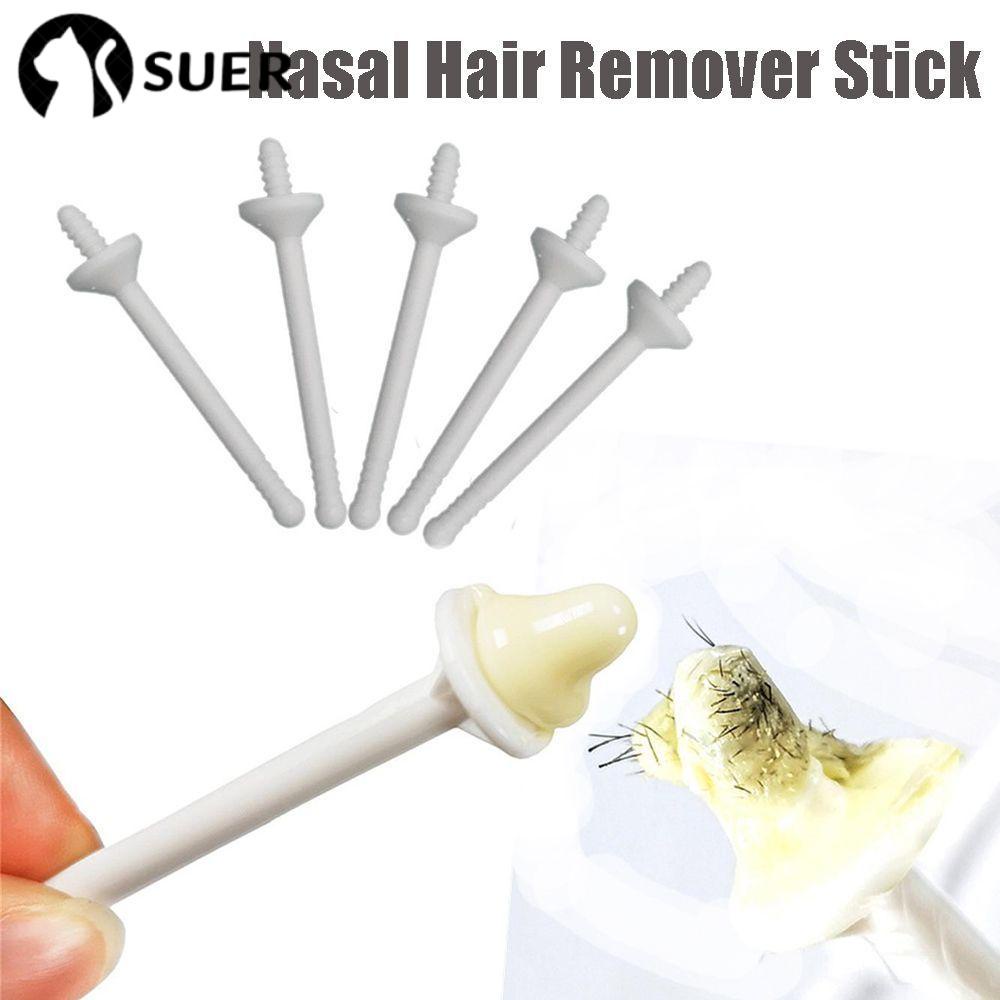 SUEBR 10/20/50PCS Bastão De Cera Smear Stick Beleza & Saúde Redondo Para O Nariz Groomer Removedor De Cabelo Nasal