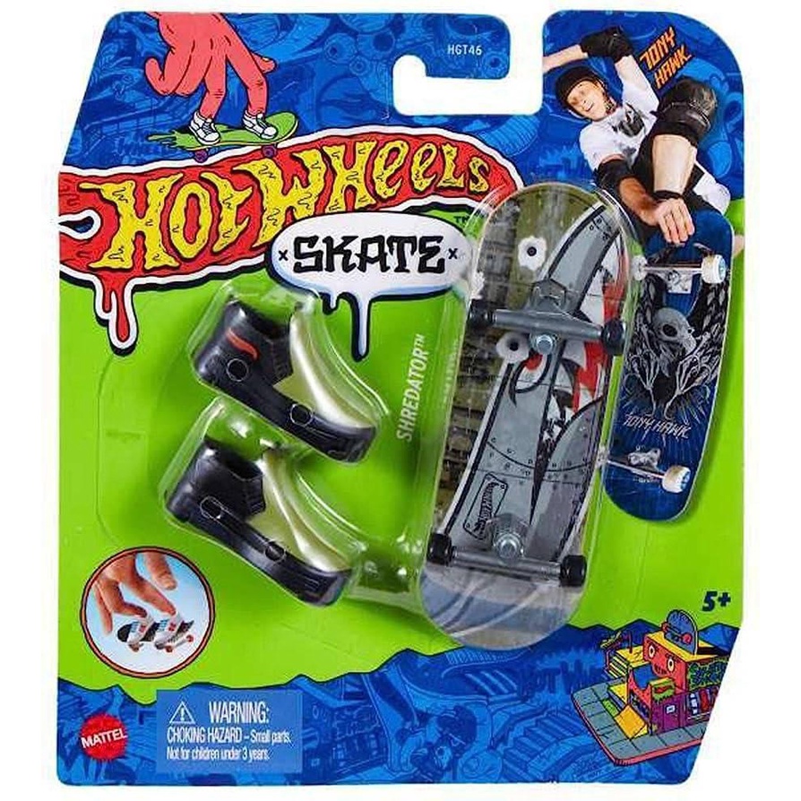 Mini Skate Hot Wheels Com Tenis Sortido - Mattel HGT46