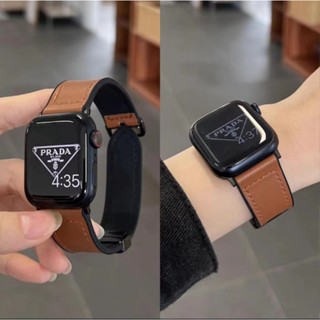 Silicone + Correia De Couro Para Pulseira De Relógio Apple Série 8 7 SE 6 5 4 3 Acessórios iWatch Ultra 49MM 45MM 44MM 42MM 41MM 40MM 38MM