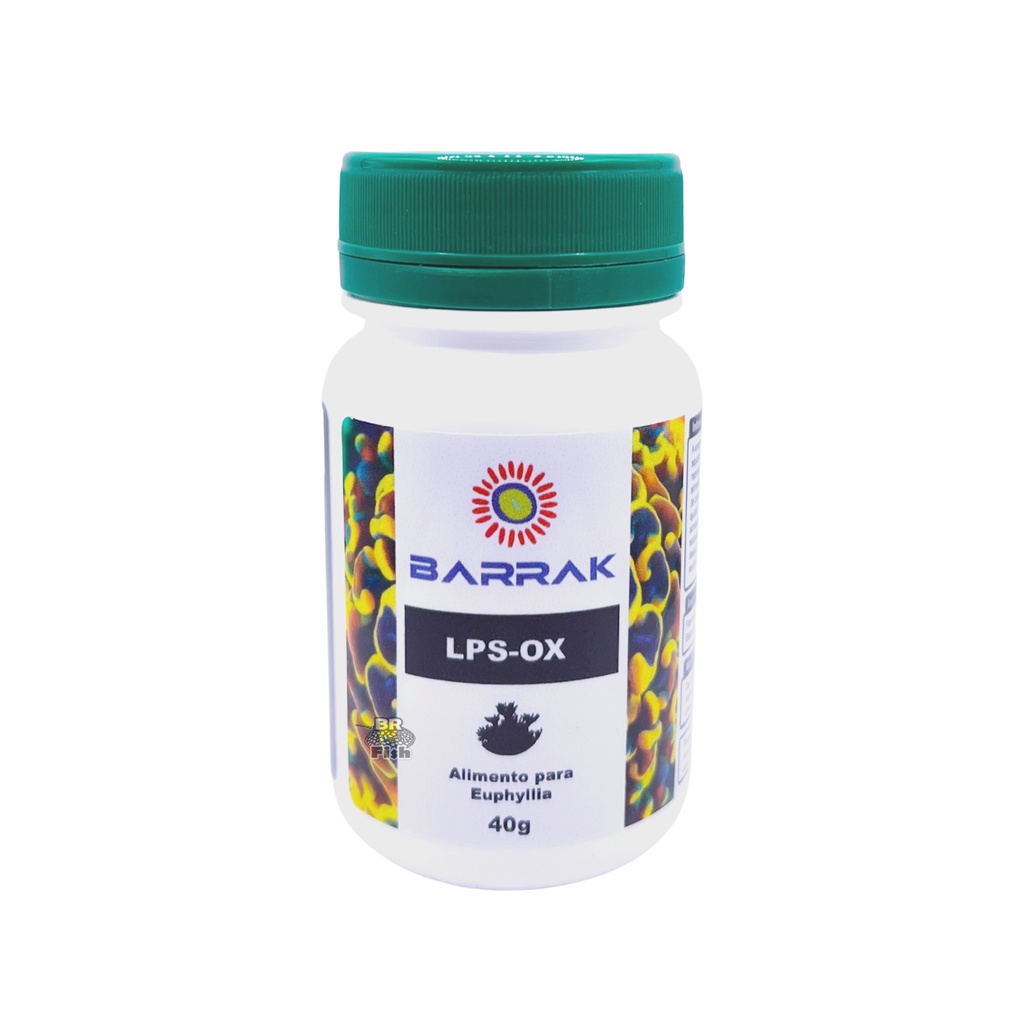Barrak LPS OX Alimento Corais LPS Aquário Marinho 40g