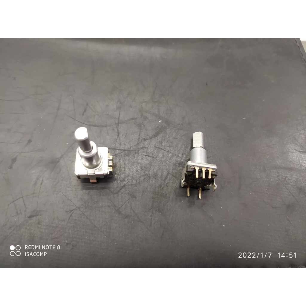 1x Encoder Rotativo C/Chave 5 Term. S/Pulso Alps Mod. 03