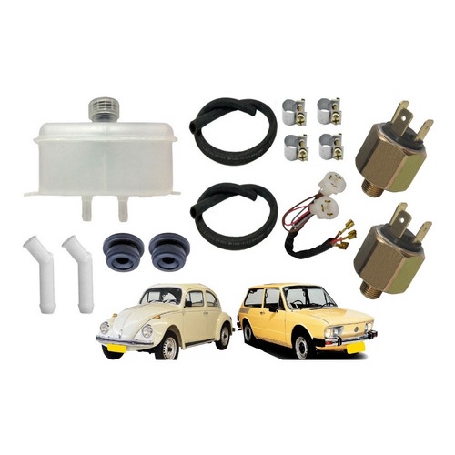Kit Reservatorio Duplo Oleo Freio + Mangueira Fusca em Oferta na Shopee