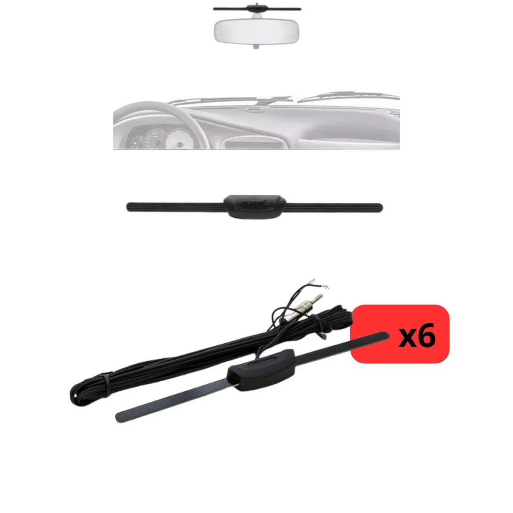 Kit 6 Antenas Interna Stetsom Para Rádio - ST900 - Spare Parts and Accessories for Vehicles