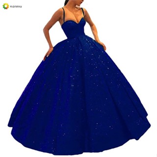 Vestido De Festa Frente Única Brilhante Corte Baixo Até O Chão Para Banquete