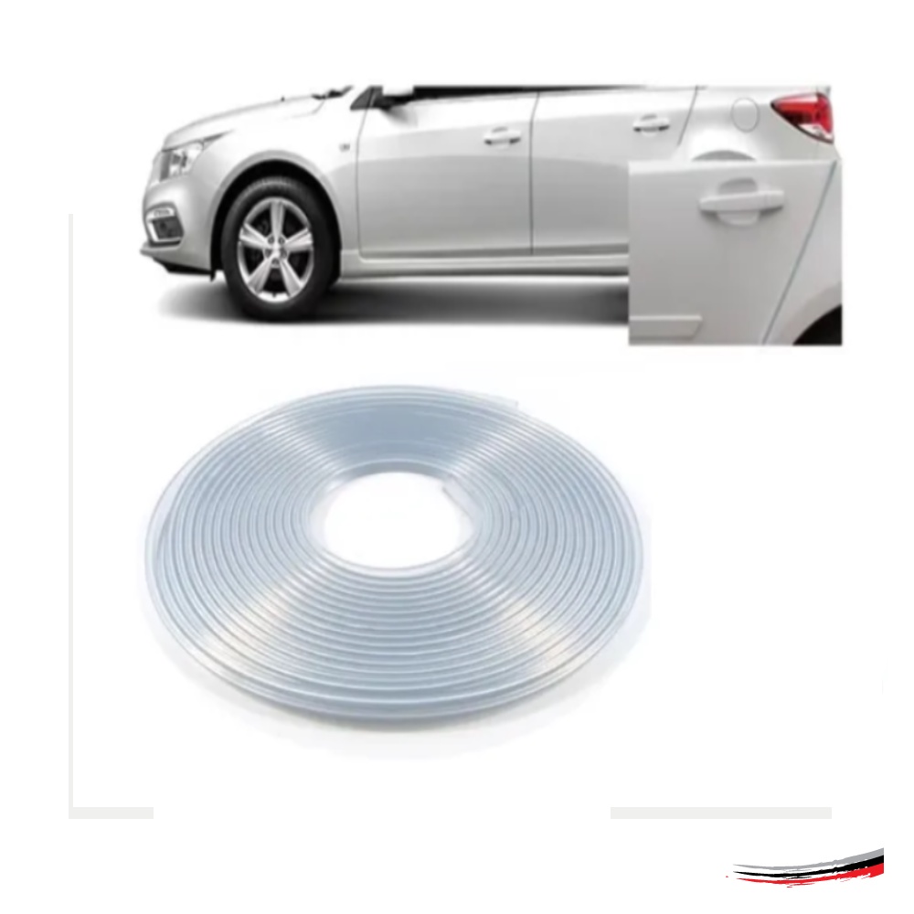 Borracha Protetora Borda Portas Carro Universal 5 m Branca - Spare Parts and Accessories for Vehicles