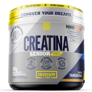 Creatina Senior Pro 180g - HmbMAX® + Vitamina D + Coezima Q10 + Cálcio