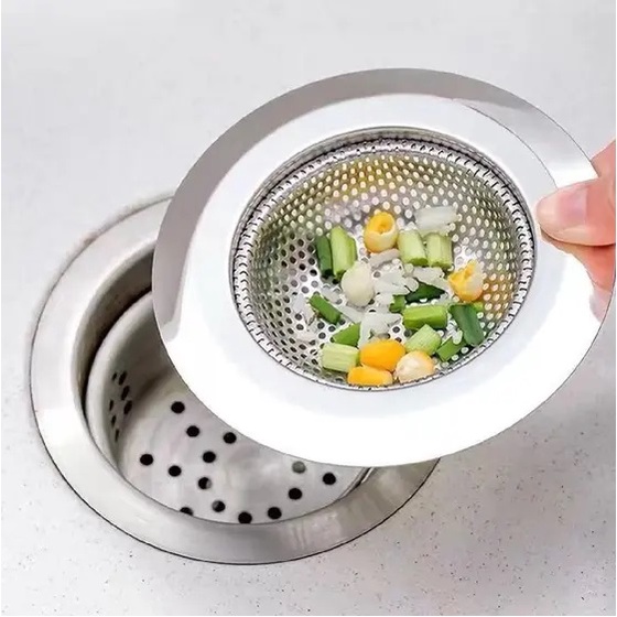 Ralo Para Pia Gr Com Borda Inox Cozinha 7cm 9cm 11cm em Oferta na Shopee