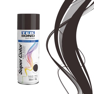 Tinta spray uso geral marrom 350ml 250g - tekbond