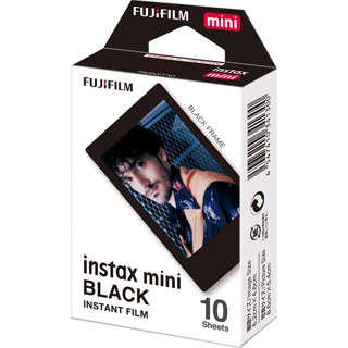 Filme Instantâneo Fujifilm Instax Mini BLACK (10 fotos) em Oferta na Shopee