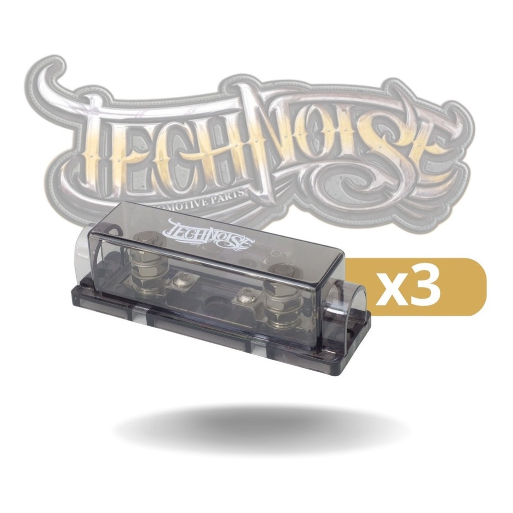 Kit 3 Porta Fusível Technoise Dynamic P/ Fusível Faca ANL em Oferta na Shopee