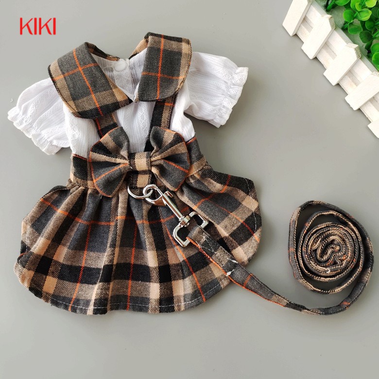 Roupas para cães de estimação Teddy Bichon Boomerang Saia de primavera e verão BJPB