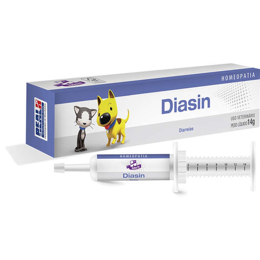 Diasin Homeopatia Homeo Pet Real H - 14g