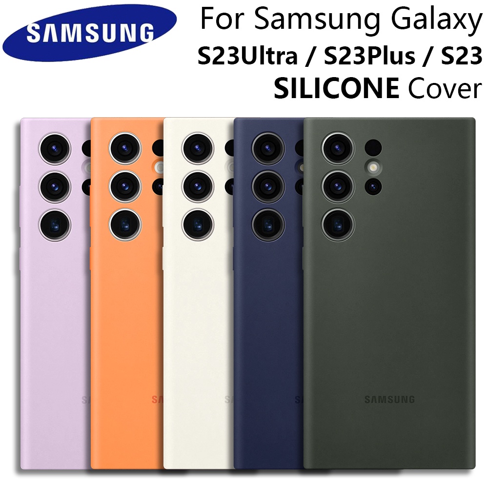 Capa De Proteção Original Em Silicone Para Samsung Galaxy S24 Ultra S23 Ultra S23 Plus em Oferta na Shopee