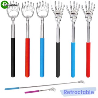 Raspador De Garra De Urso Extensível Costas Telescópico Portátil Coceira De Corpo De Aço Inoxidável Massajador Retráctil Durável Para Crianças Adultas Idosas