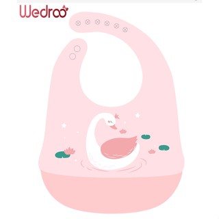 Wedroo Baby Bibs De Silicone Para Crianças , À Prova D