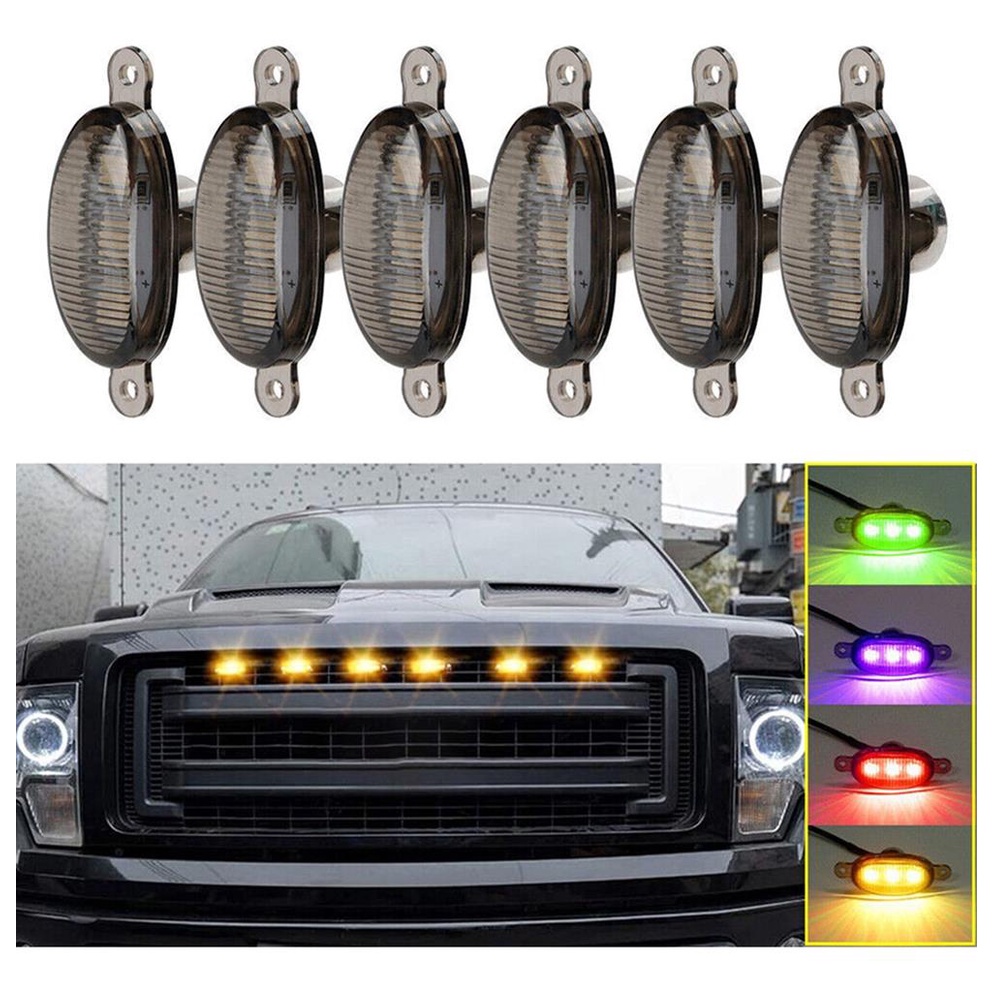 6 Luz Led Strobo Grade Strada Ranger Hilux Ranger S10 L200
