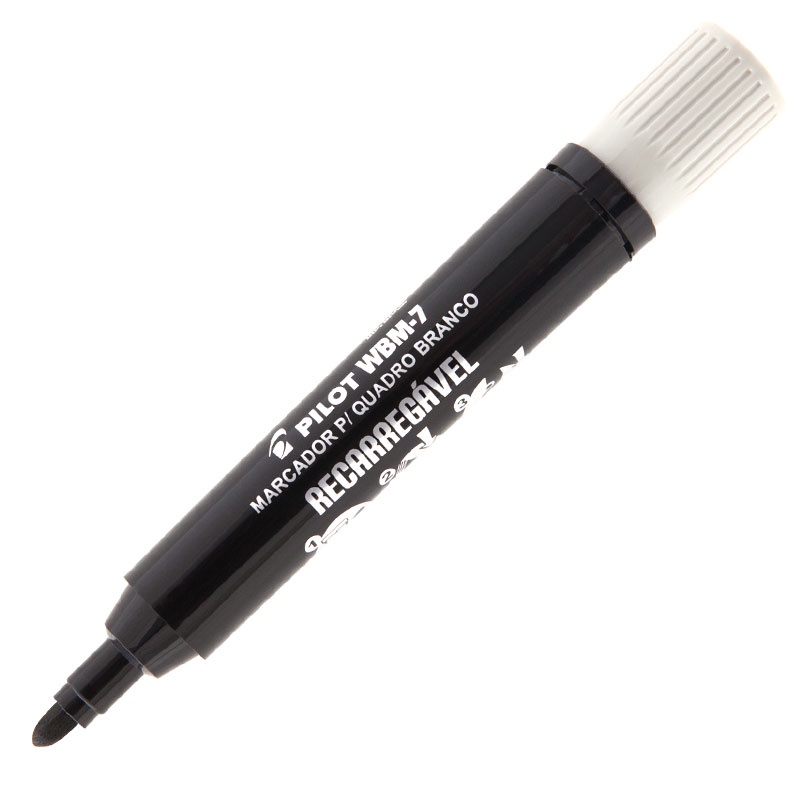 Pincel para quadro branco recarregável WBM-7 preto Pilot - Stationery