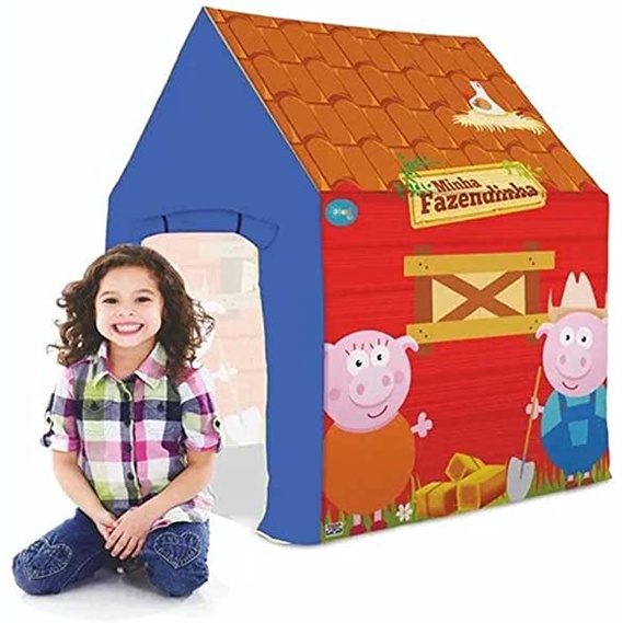 Barraca Infantil Minha Fazendinha, Bang Toys, Multicor