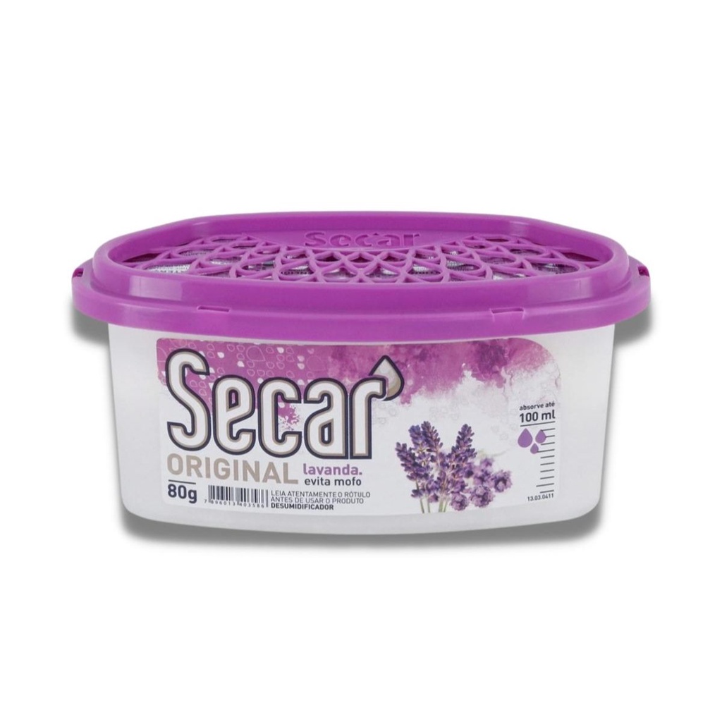 Anti Mofo Secar Original Lavanda 80g Evita Umidade Fungos Gavetas Desumidificador Armario Roupas