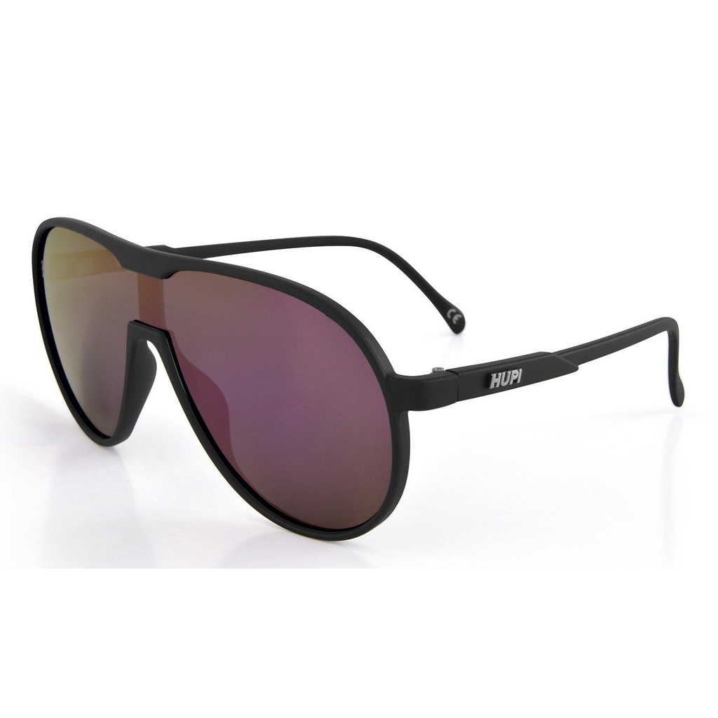 Óculos de Sol HUPI Vigo Preto - Lente Roxo Espelhado em Oferta na Shopee