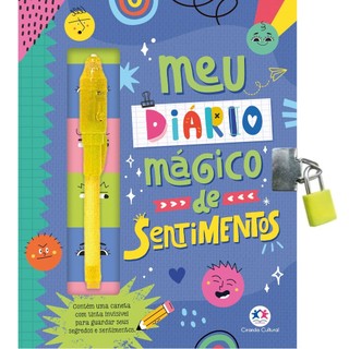 Livro Meu diário mágico de sentimentos em Oferta na Shopee